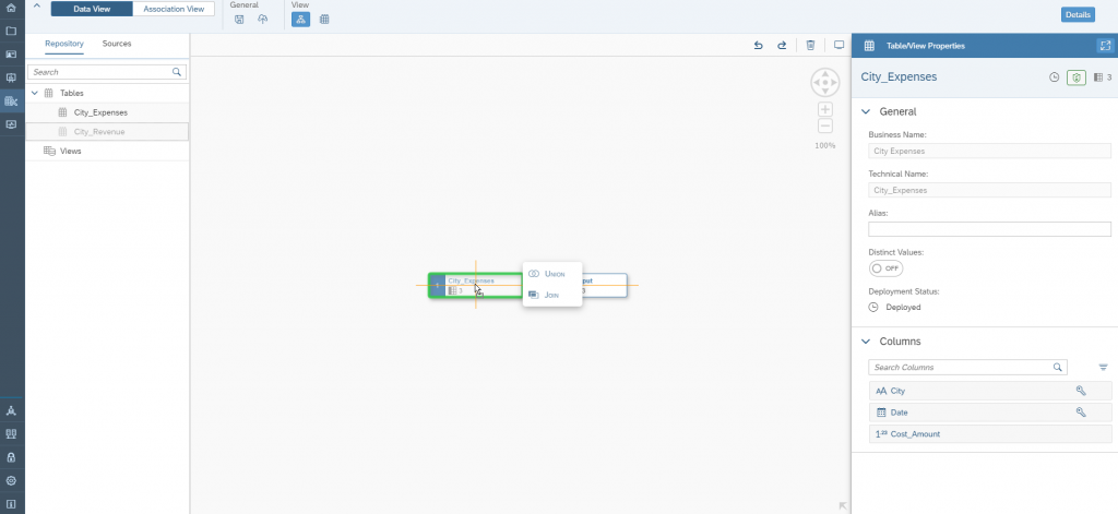 Data Warehouse Cloud: Einstieg in die Datenmodellierung