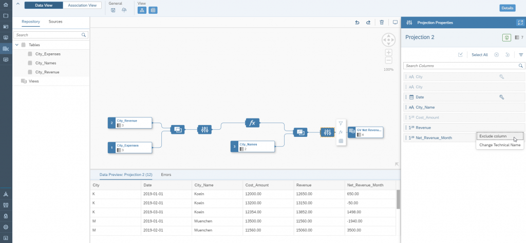 Data Warehouse Cloud: Einstieg in die Datenmodellierung