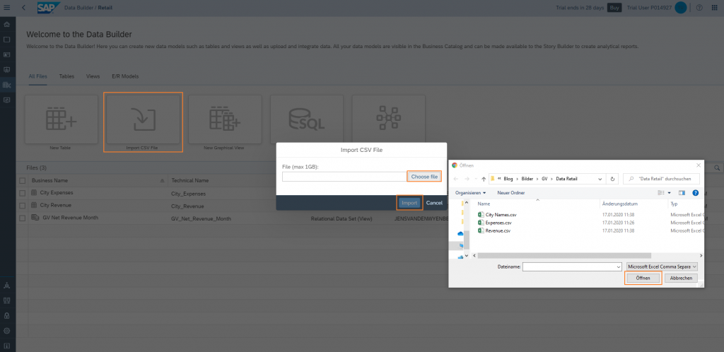 Data Warehouse Cloud: Einstieg in die Datenmodellierung