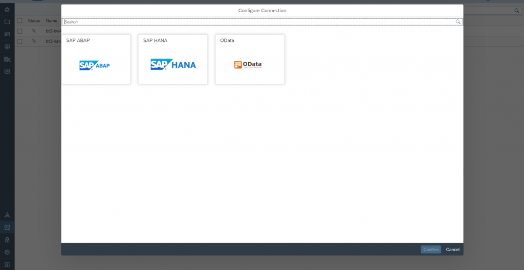 Data Warehouse Cloud: Connection DWC