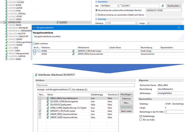 Flexible Stammdatenassoziationen mit BW/4HANA