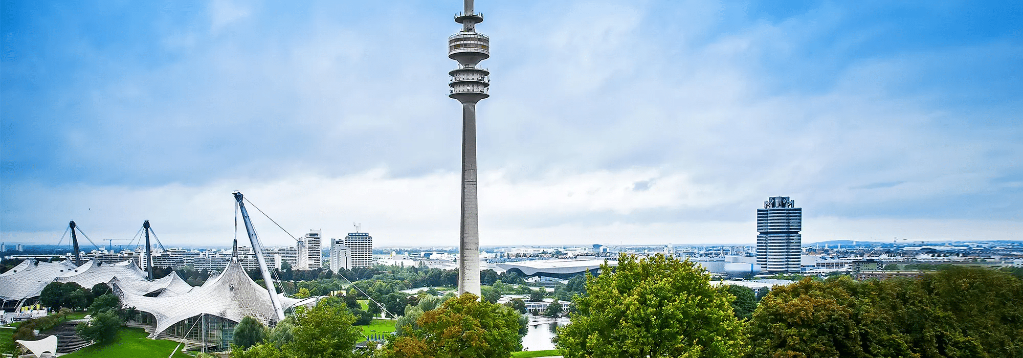 Skyline von München am Tag