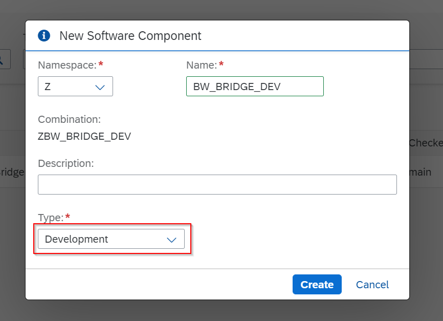 SAP BW Bridge - Projekt erstellen Schritt 8