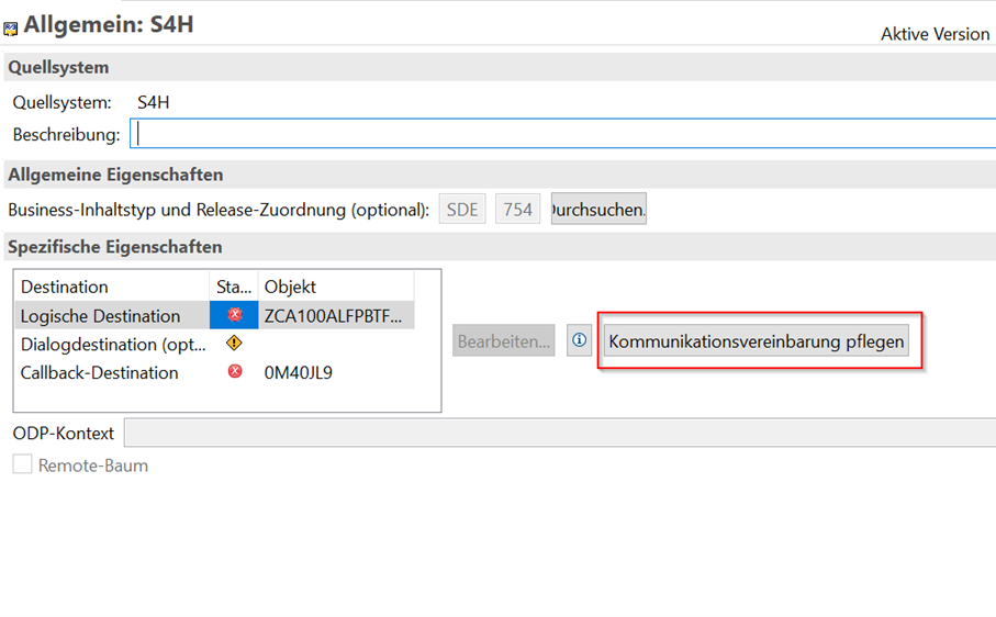 SAP BW Bridge - Quellsystem in Eclipse anschließen Schritt 4