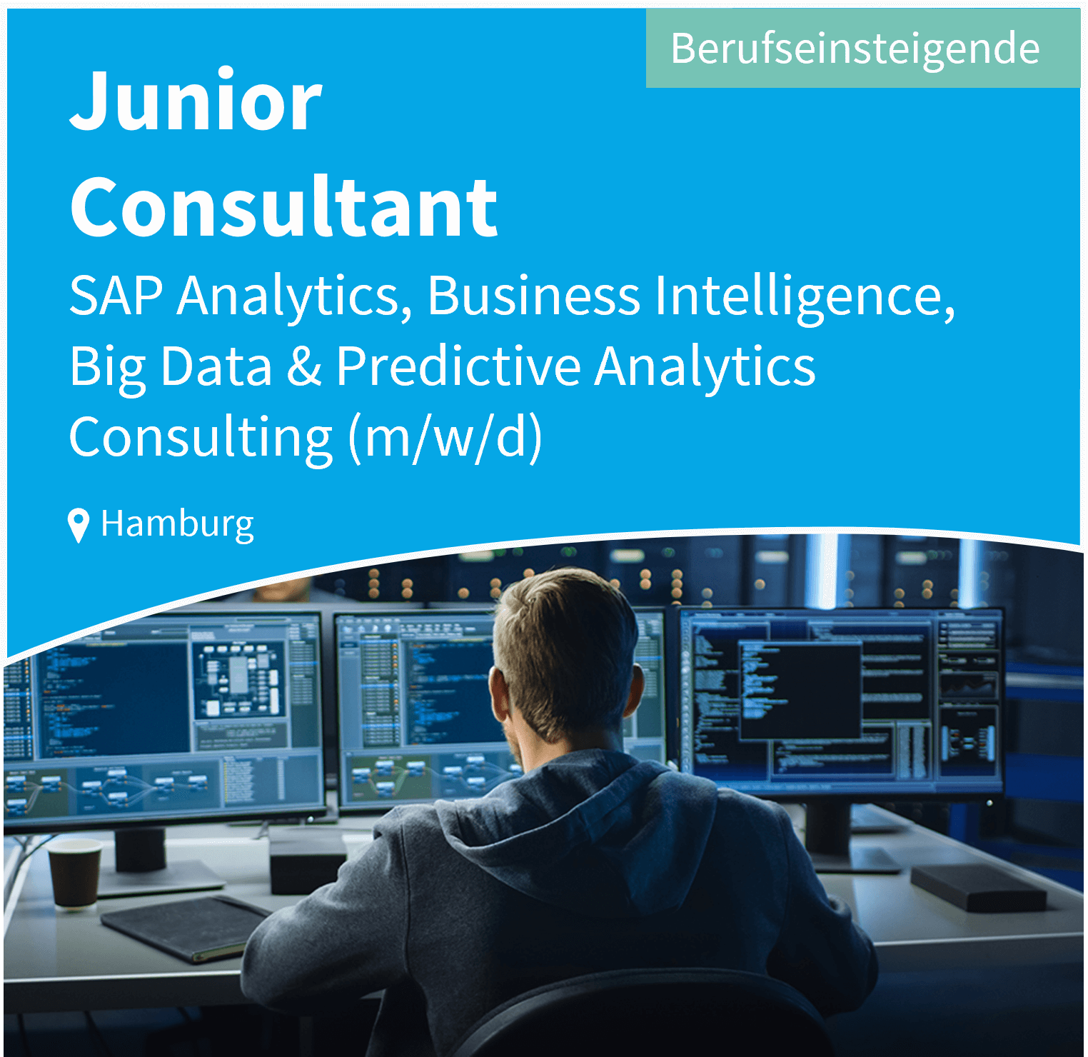 Hinweis auf einen Job: Junior Consultant, SAP Analytics, Business Intelligence, Big Data & Predictive Analytics Consulting