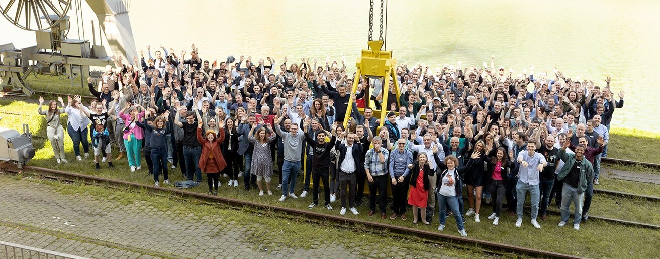 ISR Gruppenbild am Hafen in Münster