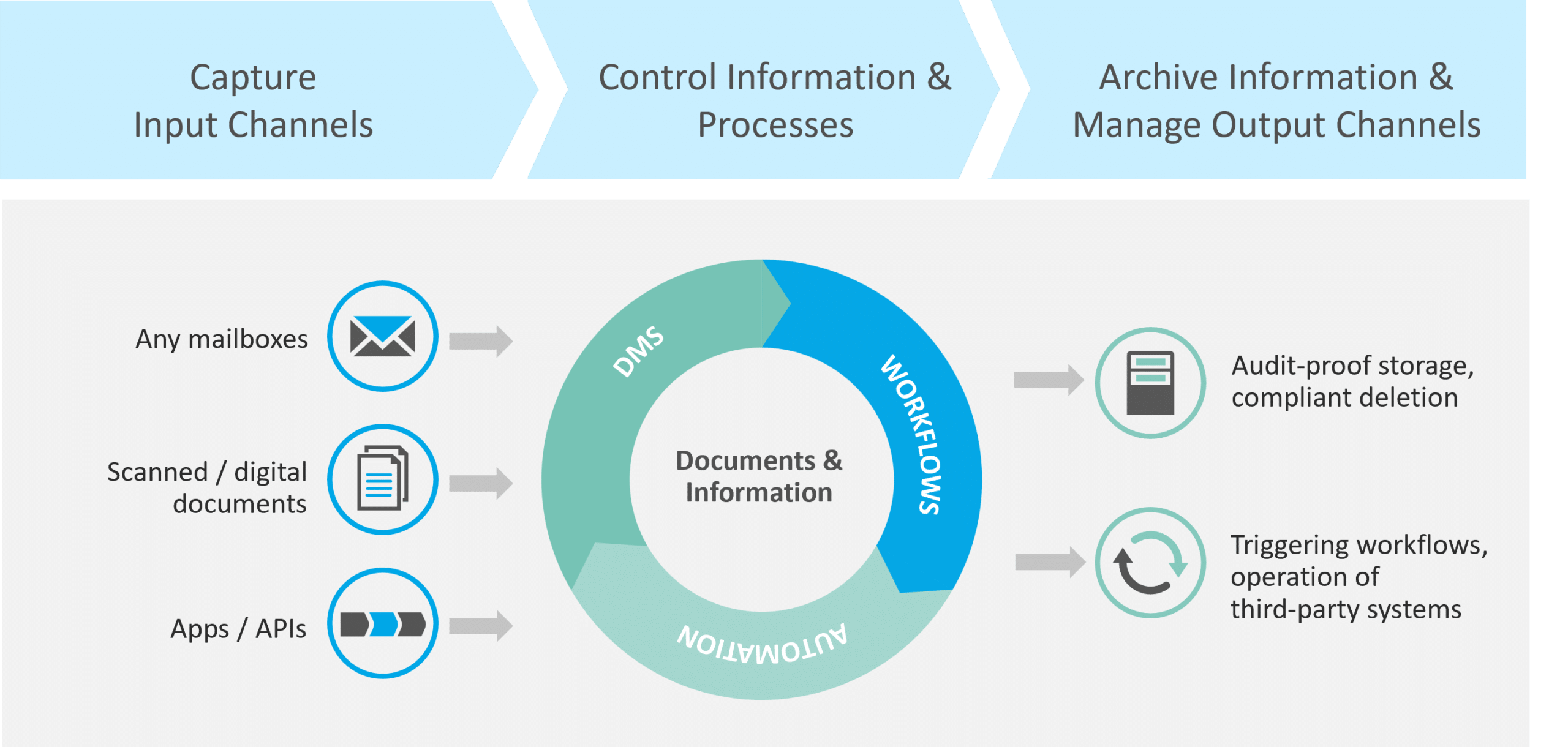 Website Template Software DMS Graphic - Document Management System