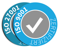 ISO 27001 ISO 9001 Zertifizierung Application Management Services